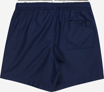 Shorts de bain 'Meta Legacy' Calvin Klein Swimwear en bleu