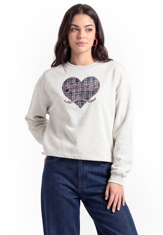 MYMO - Sweatshirt em branco: frente
