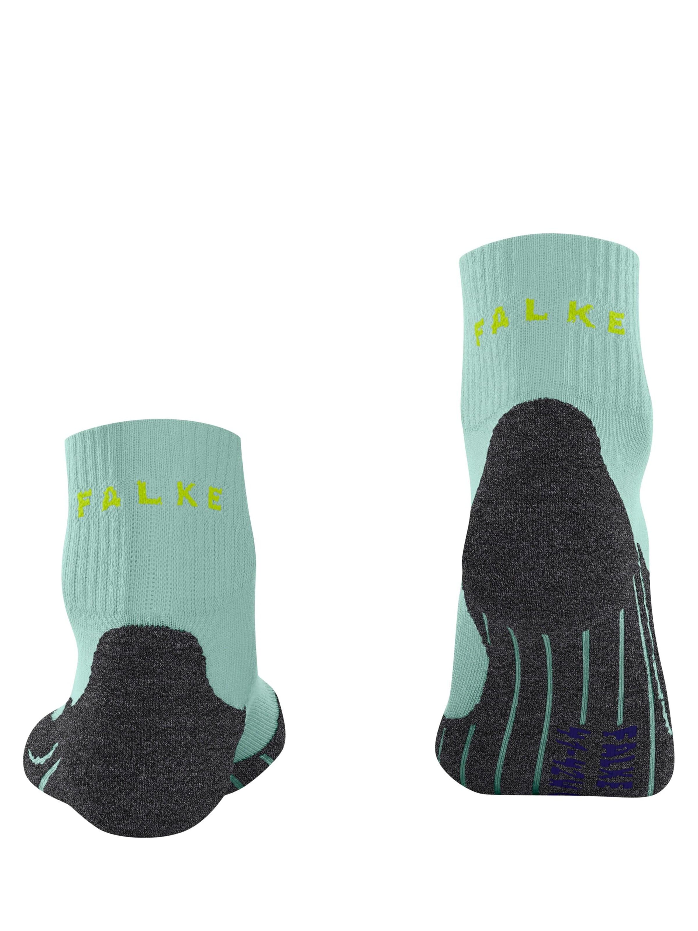 FALKE Athletic Socks 'TK2 Explore Cool Short' in Green