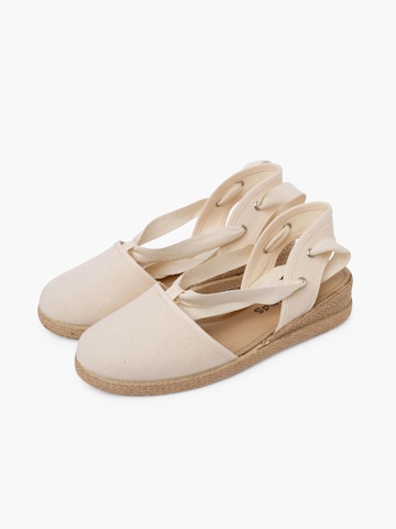 Sandales Pisamonas en beige