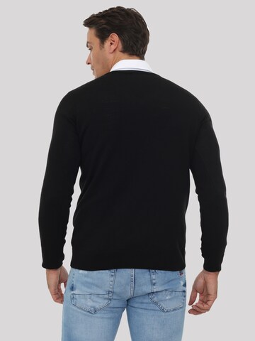 Sir Raymond Tailor Sweater 'Erky' in Black