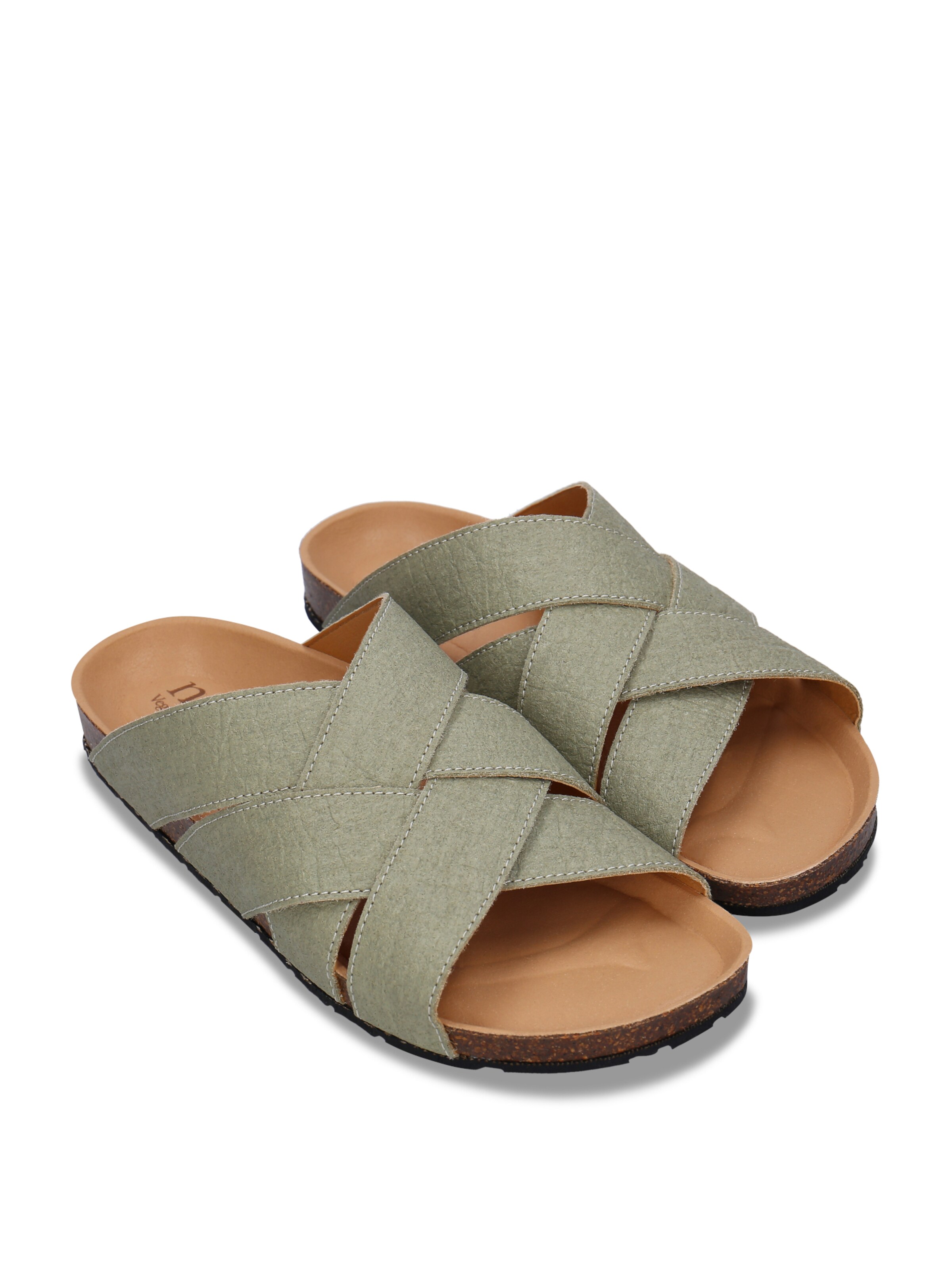 nae Vegan Shoes Mule 'TANNA' in Green