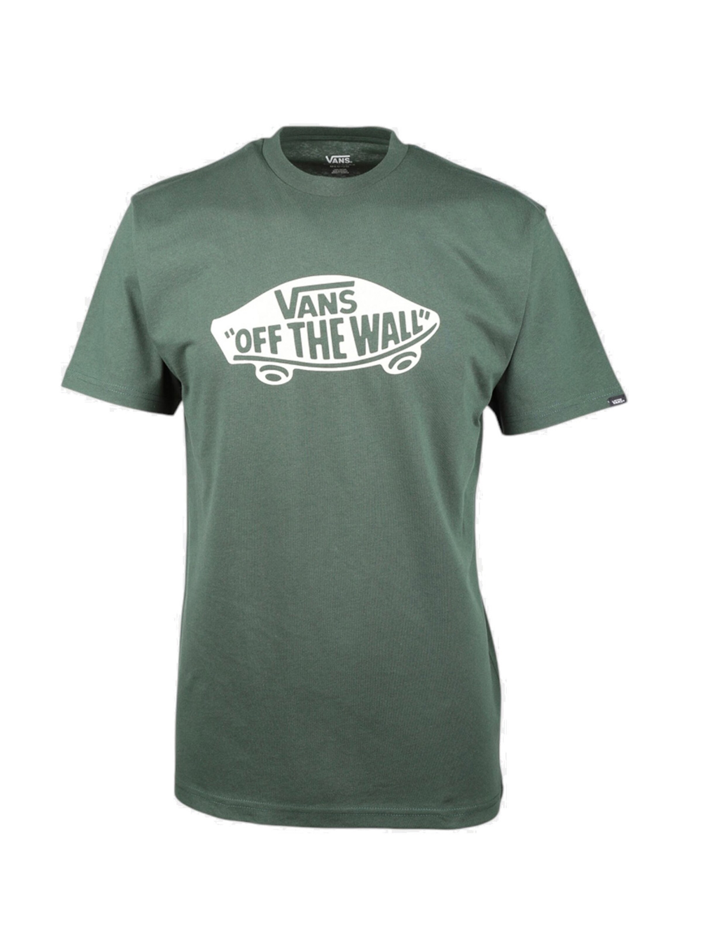 VANS Shirt 'OFF THE WALL BOARD TEE-B' in Groen: voorkant