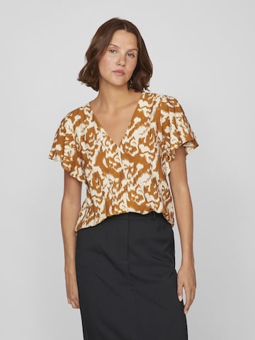 VILA Top in Beige: voorkant