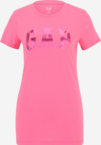 T-shirt 'CLASSIC' Gap Tall en rose : devant