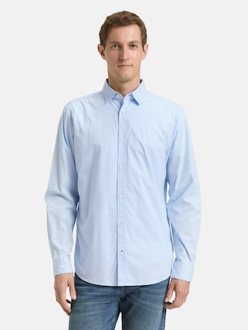 TOM TAILOR Regular fit Overhemd in Blauw: voorkant