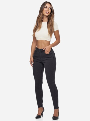 Tazzio Skinny Jeans 'F105' in Zwart