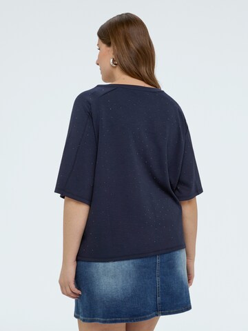 T-shirt Fiorella Rubino en bleu