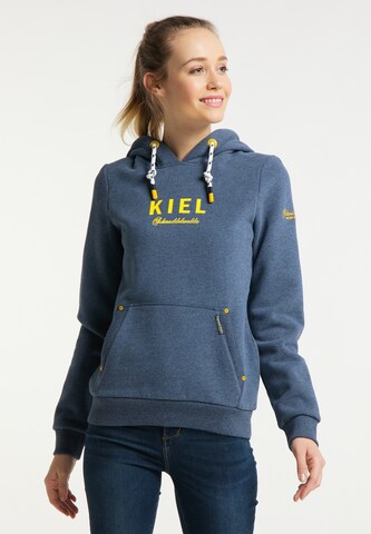 Schmuddelwedda Sweatshirt 'Kiel' in Blue: front