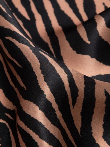 MayTree Scarf 'Seidentuch Zebra' in Brown