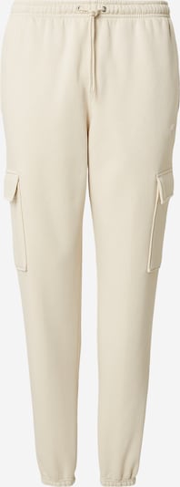 Nike Sportswear Housut 'CLUB' värissä beige / valkoinen, Tuotenäkymä