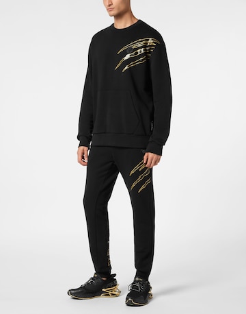 Plein Sport Sweatshirt 'Scratch' in Black