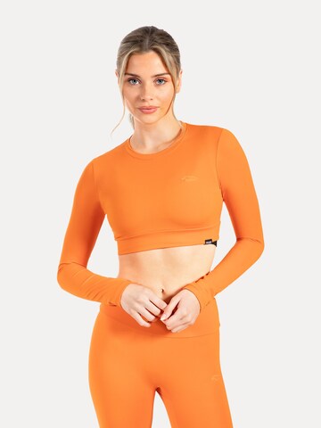 T-shirt ' Thalina ' Smilodox en orange : devant