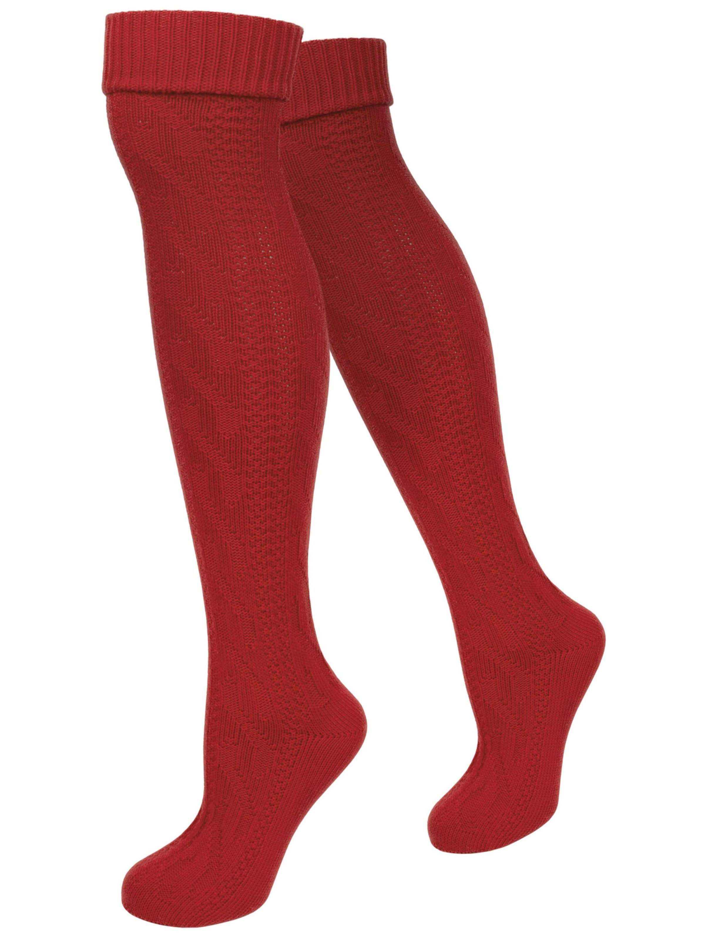 normani - Calcetines tradicionales en rojo: frente