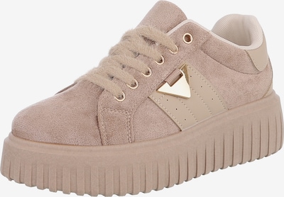 Ital-Design Sneaker in hellbraun, Produktansicht