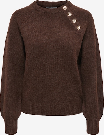 Pull-over 'ONLEMMA' ONLY en marron : devant