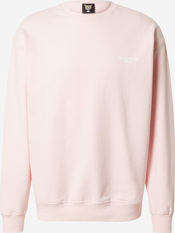 Sweat-shirt 'SPORTS CLUB' PARI en rose : devant