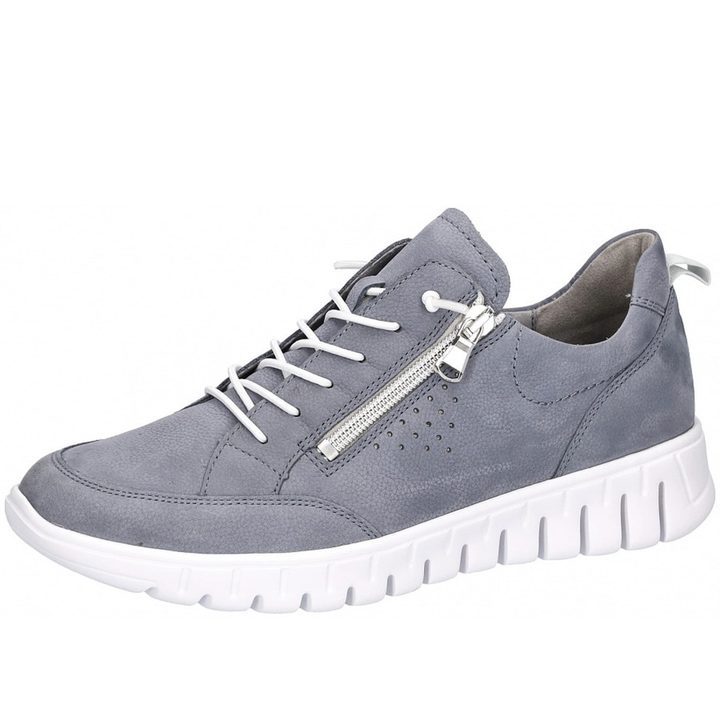 WALDLÄUFER Athletic lace-up shoe in Grey: front