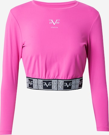 19V69 ITALIA Shirt 'ALESSIA' in Roze: voorkant