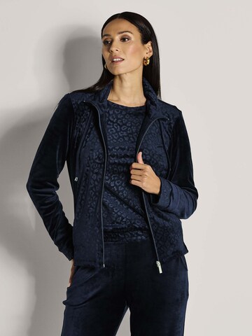 MADELEINE Tussenjas in Blauw: voorkant