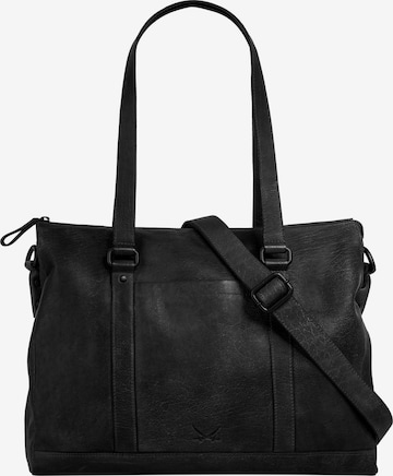 SANSIBAR Shopper in Black: front