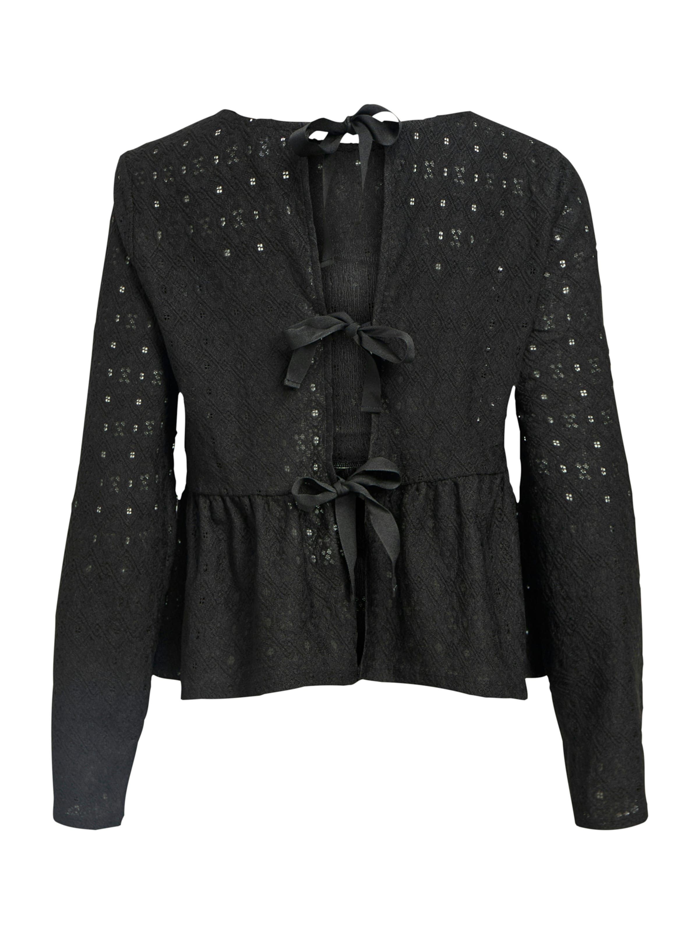 OBJECT Strickjacke 'OBJLAILA' in Schwarz