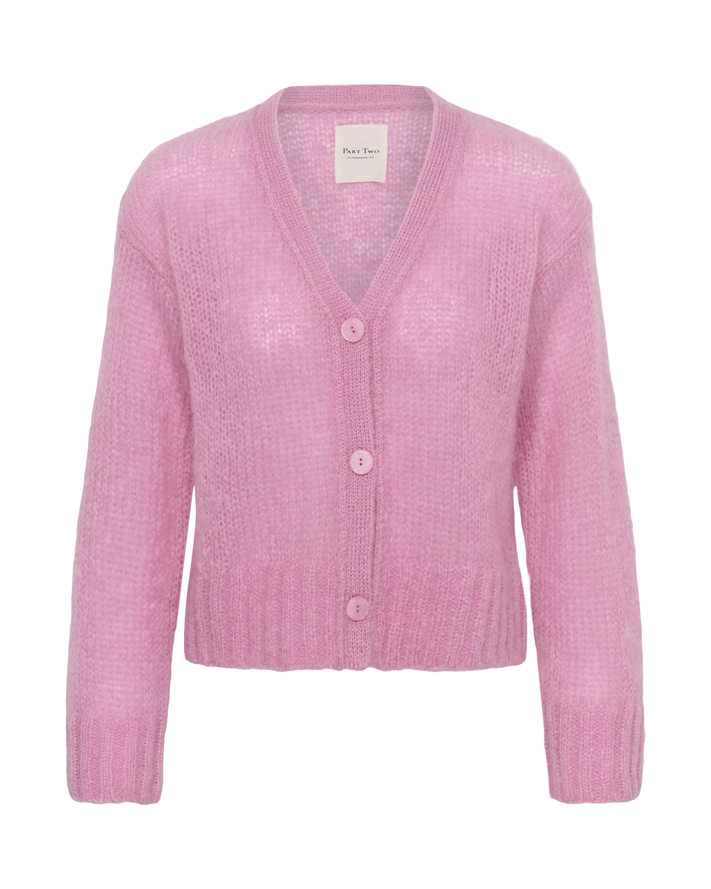 Cardigan 'ZendayaPW' Part Two en rose : devant