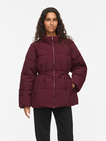 VILA Between-season jacket 'VILAVENDER' in Red: front