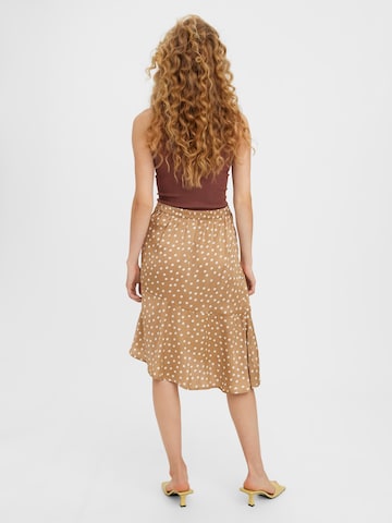 VERO MODA Skirt 'ISKIR' in Brown