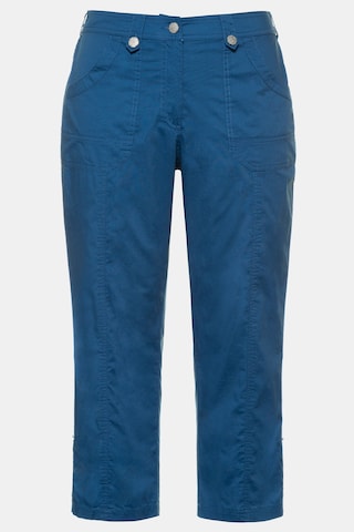 Ulla Popken Cargo Pants in Blue: front