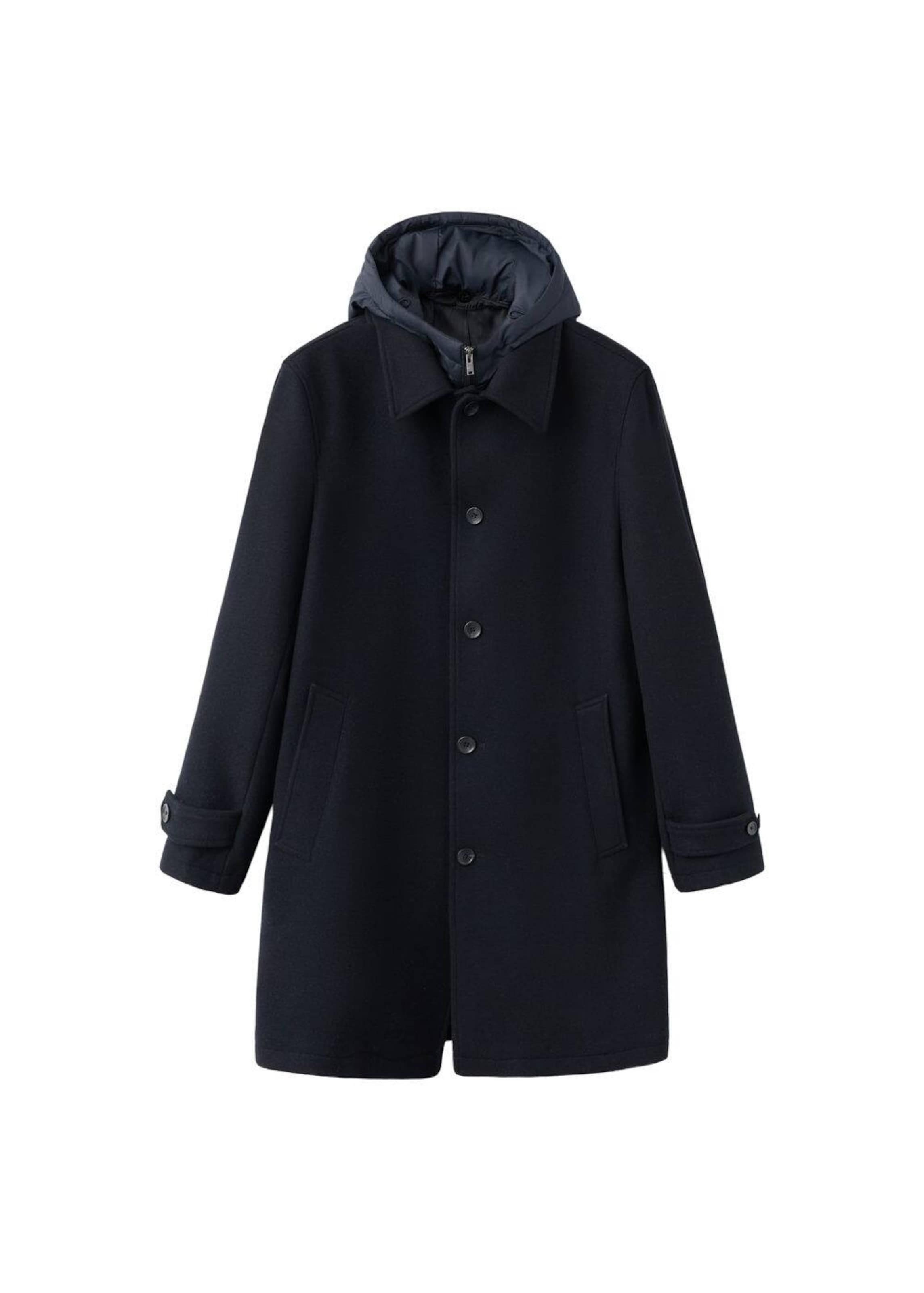 MANGO MAN Mantel 'Stan' in Blau: Vorderseite