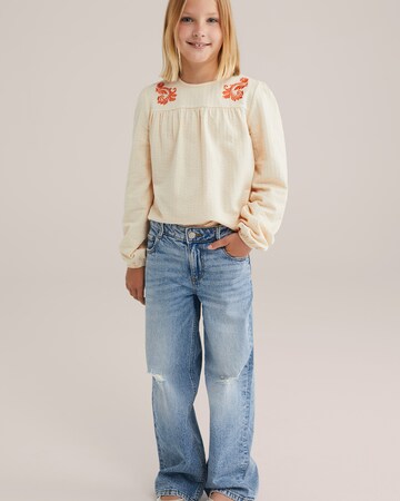WE Fashion Блузка в Белый