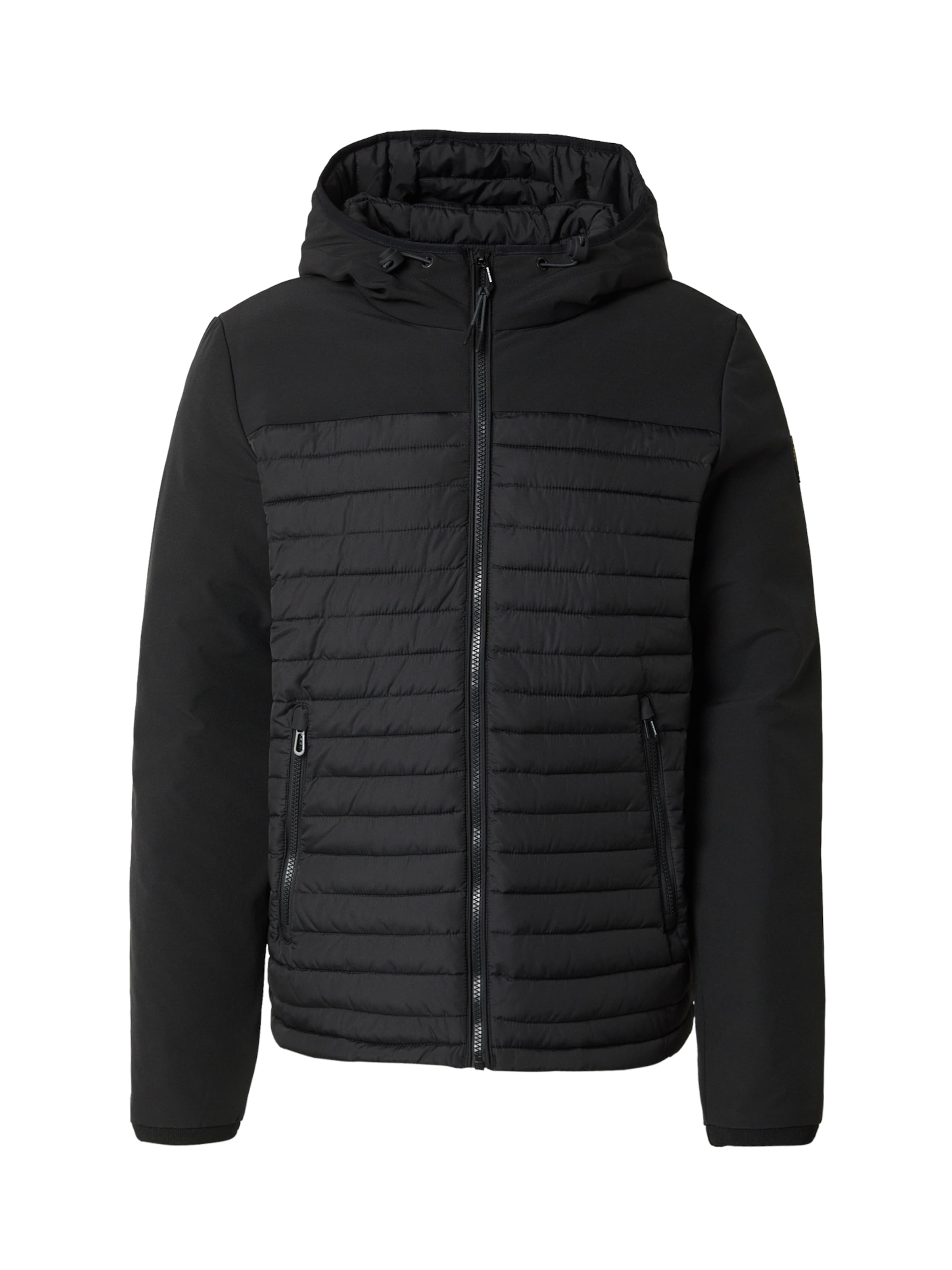 No Excess Between-Season Jacket in Black: front