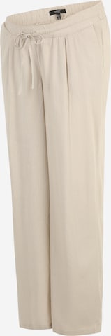 Vero Moda Maternity - Pierna ancha Pantalón 'JESMILO' en beige: frente