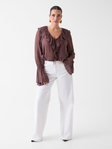 MARCIANO LOS ANGELES Blouse in Brown