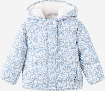 MANGO KIDS Talvitakki 'Lirio' värissä vaaleansininen / valkoinen, Tuotenäkymä