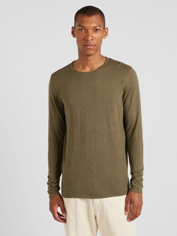 SELECTED Pullover 'SLHROME' in Grün: Vorderseite