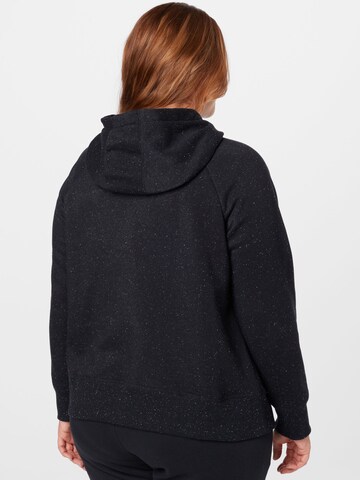 UNDER ARMOUR Athletic Sweatshirt in Black