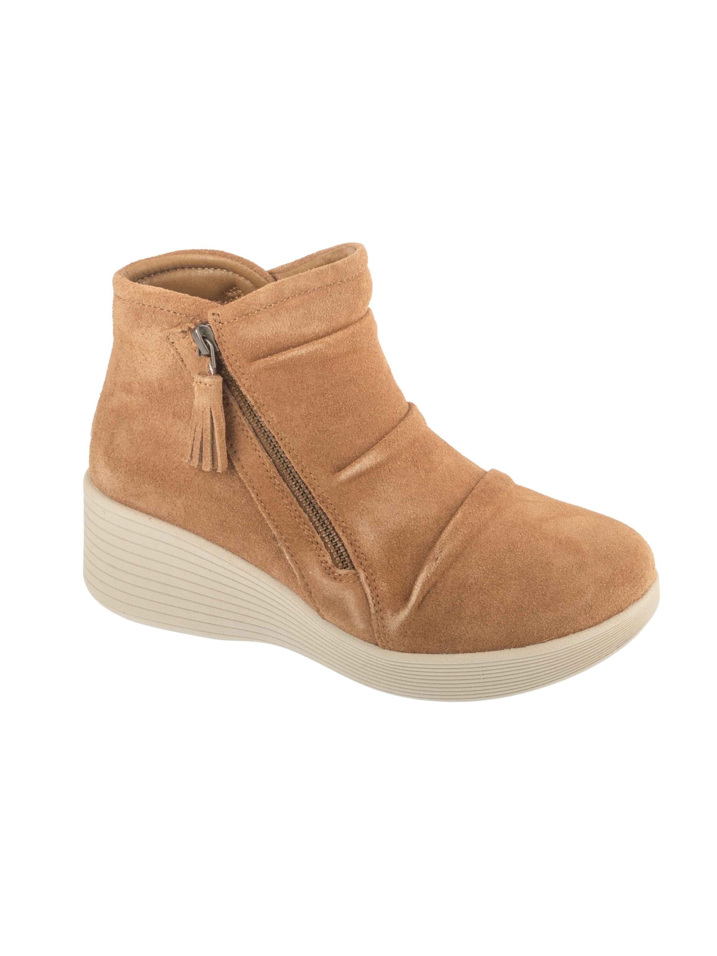 SKECHERS Booties 'Parallel Lite' in Brown: front