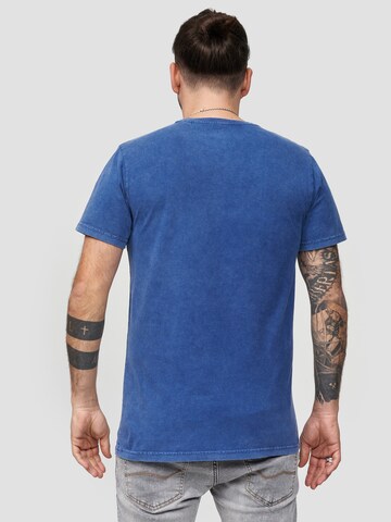 T-Shirt Recovered en bleu