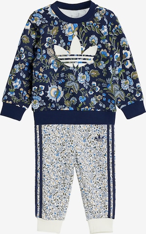 ADIDAS ORIGINALS Sweat suit 'Adidas Originals X Liberty London' in Blue: front