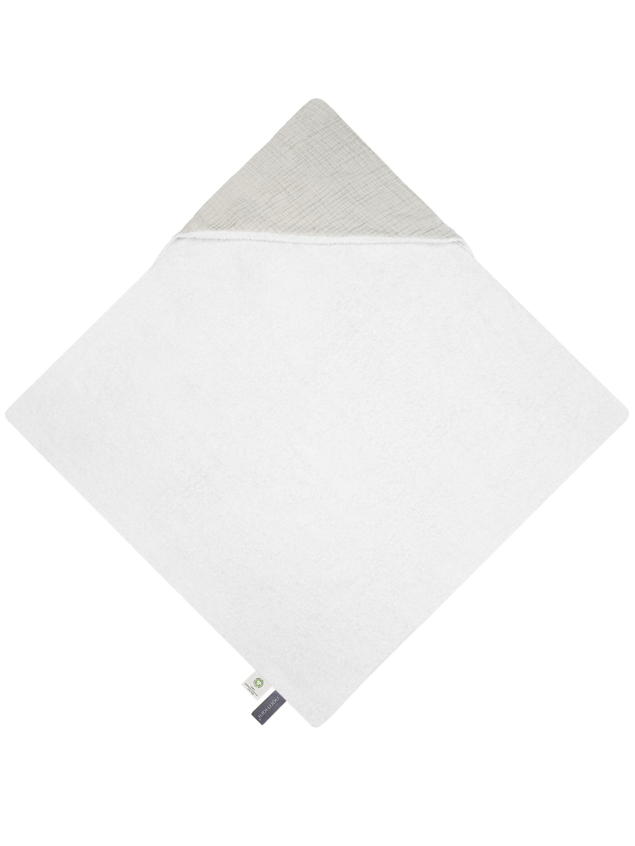 normani Tuch 'Musselin' in Weiß: Vorderseite