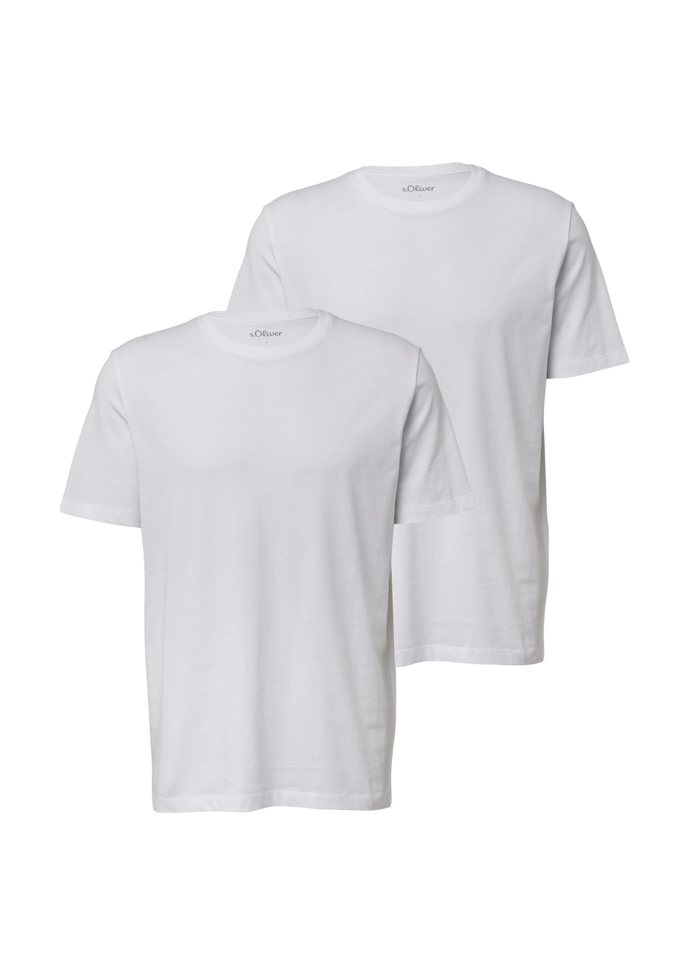 T-Shirt s.Oliver en blanc : devant
