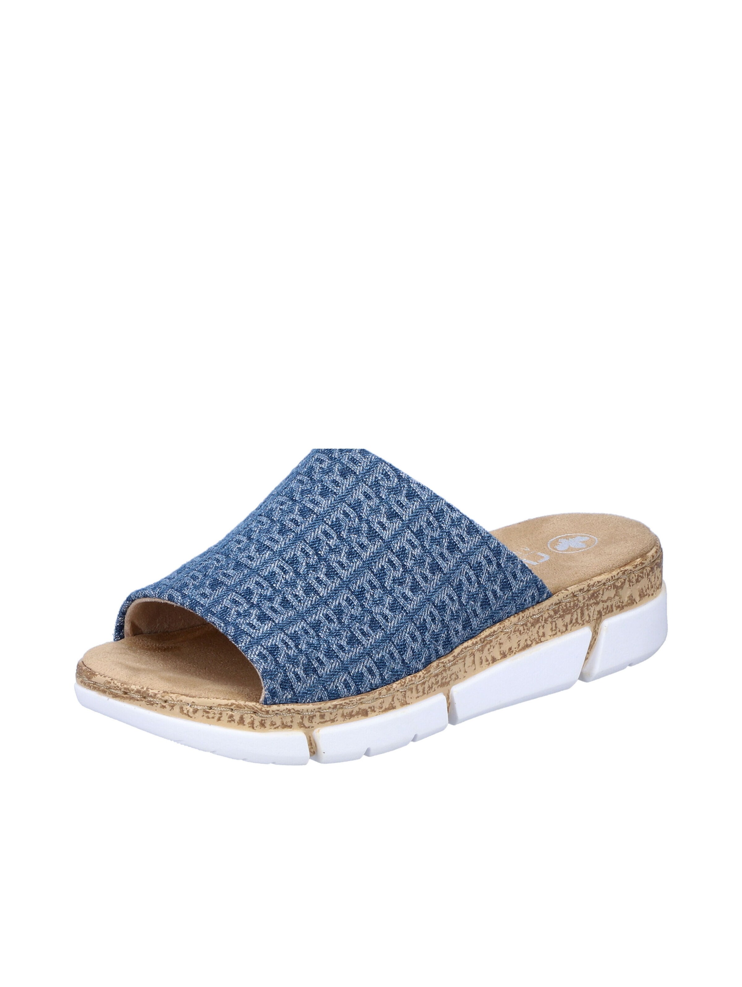 Rieker Mule in Blue: front