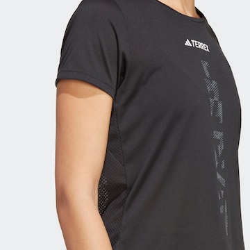 ADIDAS TERREX Performance Shirt 'Agravic' in Black