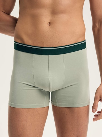 ESOTIQ Boxershorts 'Boxershorts Doppelpack aus Baumwolle Mix Atmungsaktiv bequem Able' in Groen