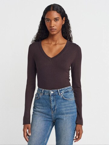 Dilvin Sweater 'Pullover' in Brown: front
