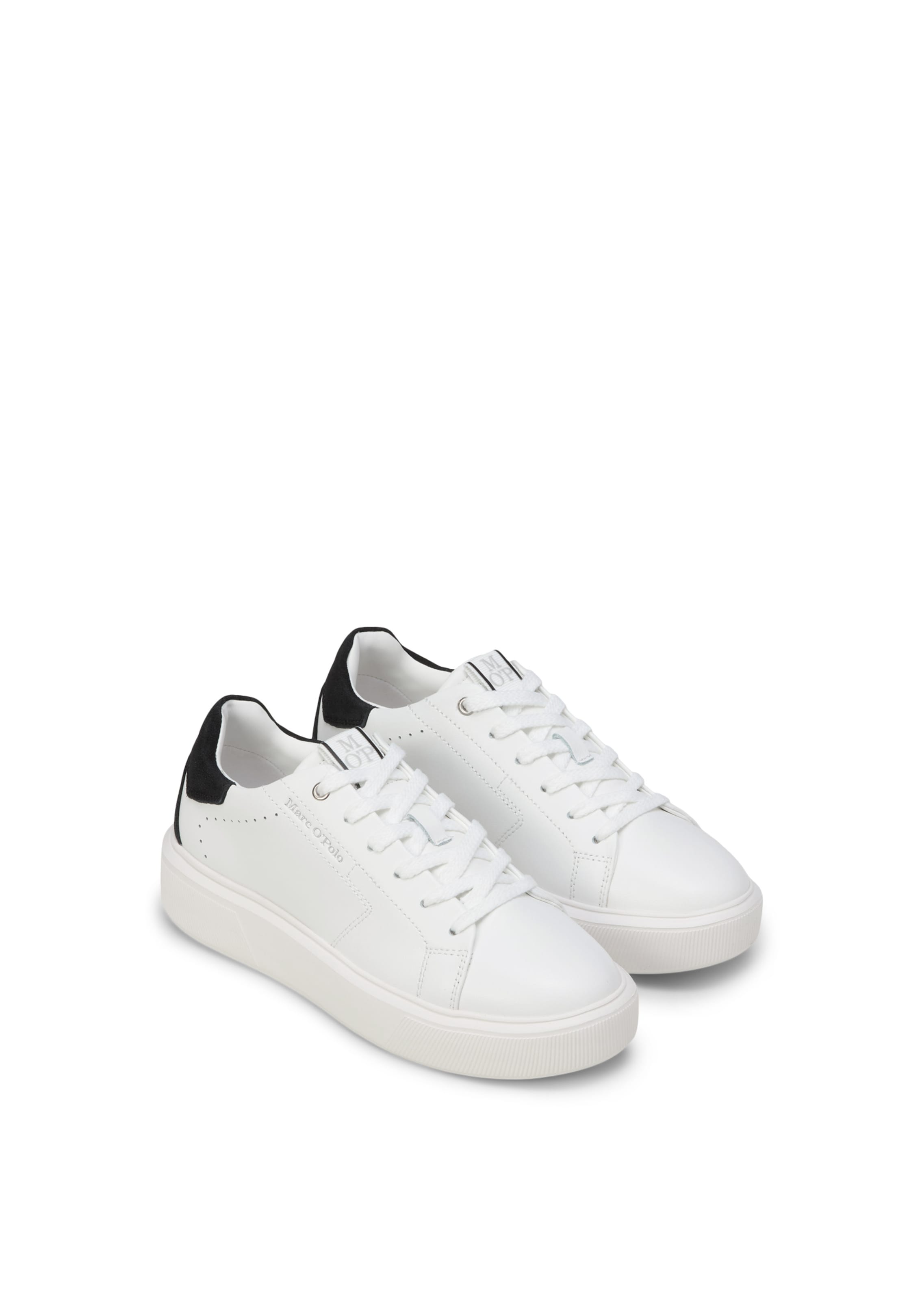 Baskets basses 'Kaira' Marc O'Polo en blanc