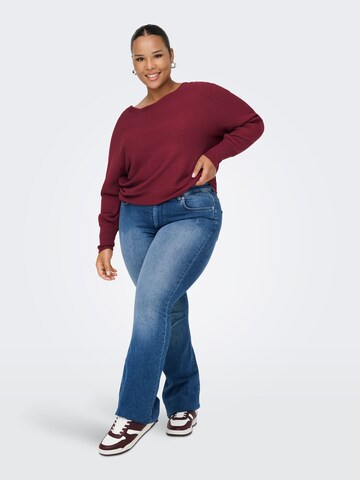ONLY Carmakoma Sweater 'CARNew Adaline' in Red
