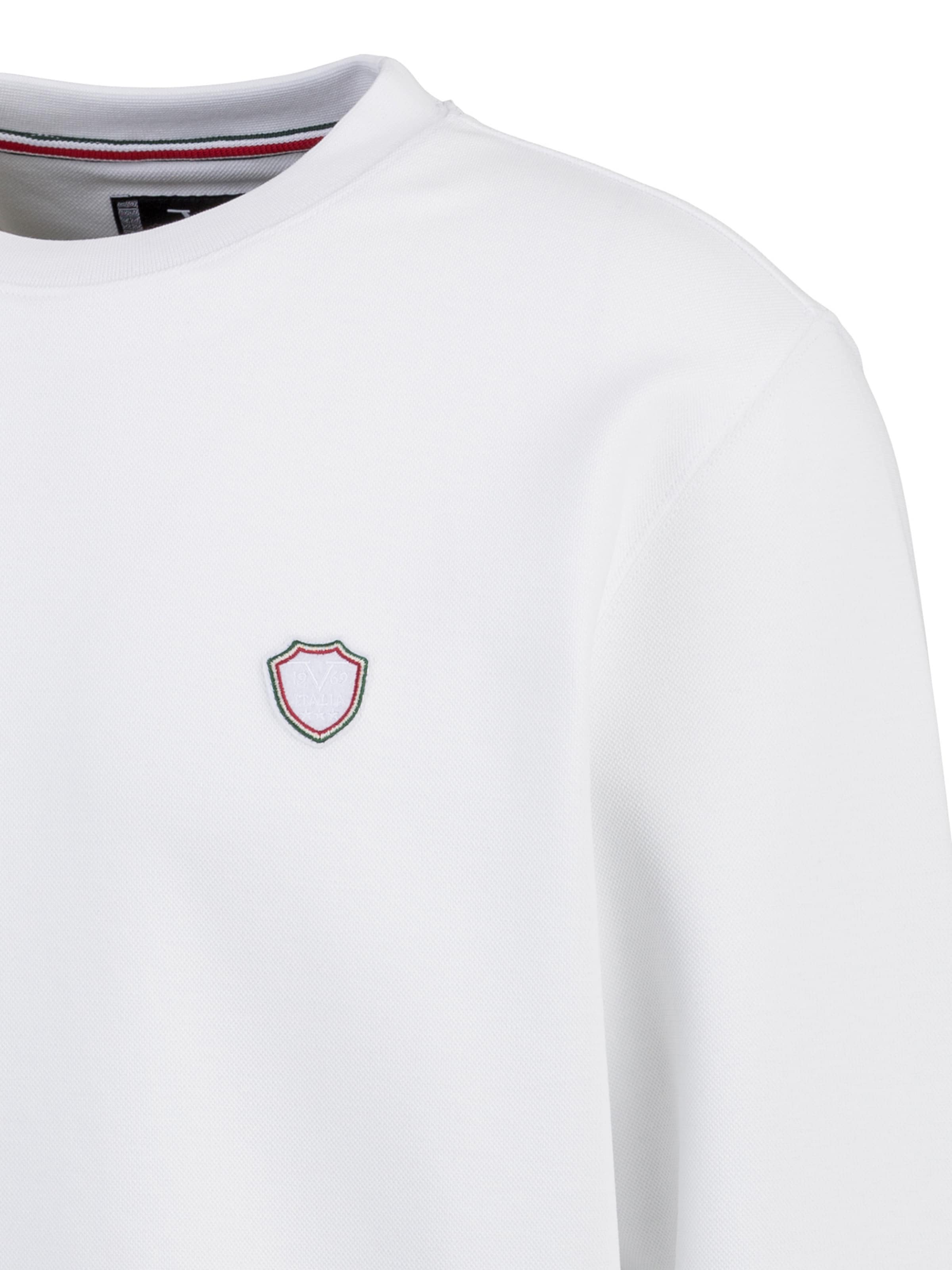 19V69 ITALIA Mikina 'Nico' – bílá